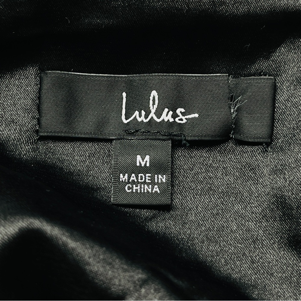 Lulus Romantically Speaking Black Cowl Lace-Up Maxi Dress - Picture 7 of 10